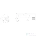 Invena MOONLIGHT zuhany csaptelep,fekete/rózsa arany BN-77-014-V