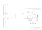 Invena VERSO zuhany csaptelep,króm BN-82-001-C