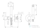 Invena CHROME falsík alatti bidé csaptelep,króm BP-00-B01-L