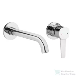   Invena GLAMOUR falsík alatti mosdó csaptelep 19 cm-es kifolyóval,leeresztő nélkül,króm BP-02-U01-V