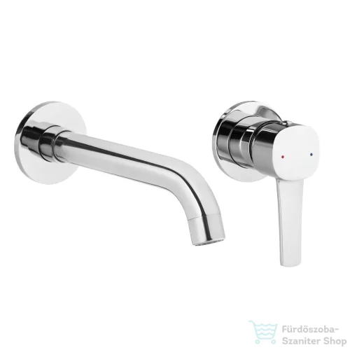 Invena GLAMOUR falsík alatti mosdó csaptelep 19 cm-es kifolyóval,leeresztő nélkül,króm BP-02-U01-V