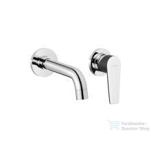   Invena DOKOS falsík alatti mosdó csaptelep leeresztő nélkül,króm/grafit BP-19-U05-A