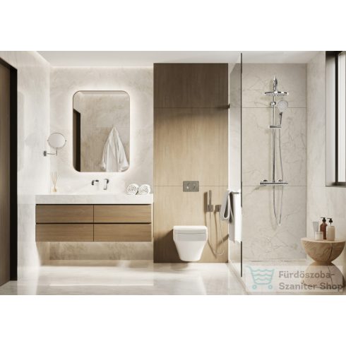 Invena SIROS falsík alatti mosdó csaptelep 20 cm-es kifolyóval,leeresztő nélkül,króm BP-90-U01-A