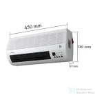 Leziter Thira elektromos fali fűtőtest 1000W/2000W BPT-2000B-4501L-ERP
