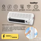 Leziter Thira elektromos fali fűtőtest 1000W/2000W BPT-2000B-4501L-ERP
