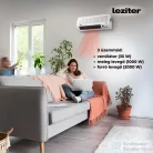 Leziter Thira elektromos fali fűtőtest 1000W/2000W BPT-2000B-4501L-ERP