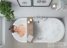 Deante ARNIKA kádtöltő csaptelep, króm BQA 010M