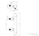 Deante ARNIKA zuhany csaptelep, titanium BQA_D40M