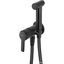   Deante ARNIKA falsík alatti bidé csaptelep zuhanyszettel, fekete BQA_N34M