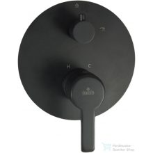   Deante Arnika Nero falsík alatti csaptelep 2 fogyasztós, matt fekete BQA N44P