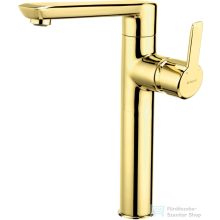   Deante ARNIKA magasított mosdó csaptelep, leeresztő nélkül, arany BQA_Z20K