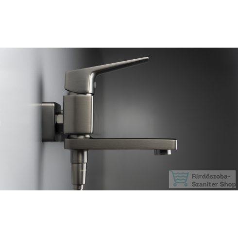 Deante BLUR kádtöltő csaptelep, zuhanyszett nélkül, titanium BQL_D12M
