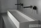 Deante BLUR falsík alatti mosdó csaptelep, leeresztő nélkül,  titanium BQL_D54L