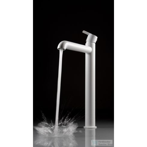 Deante SILIA magasított mosdó csaptelep, fehér BQS_A20K