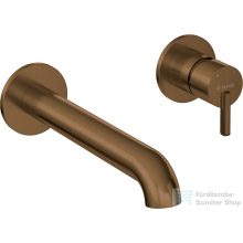   Deante SILIA falsík alatti mosdó csaptelep, leeresztő nélkül, szálcsiszolt bronz BQS_C54L