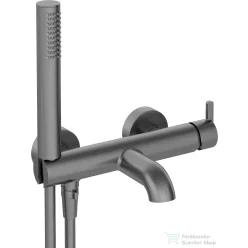   Deante SILIA kádöltő csaptelep zuhanyszettel, titanium BQS_D11M