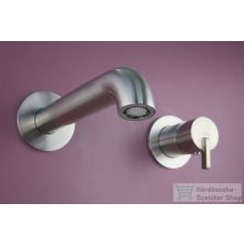   Deante SILIA falsík alatti mosdó csaptelep, leeresztő nélkül,  szálcsiszolt acél BQS_F54L