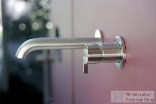 Deante SILIA falsík alatti mosdó csaptelep, leeresztő nélkül,  szálcsiszolt acél BQS_F54L