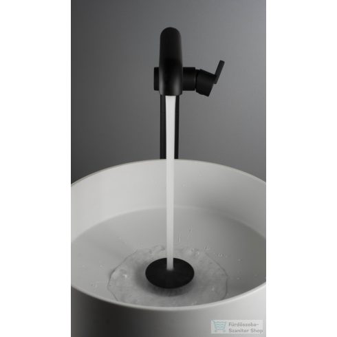Deante SILIA szabadonálló mosdó csaptelep, matt fekete BQS_N2KK