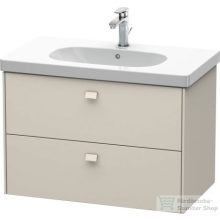   Duravit Brioso 82 cm-es alsó szekrény D-Code mosdóhoz, matt taupe színben BR414609191 ( BR41460 )