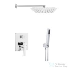   Invena GLAMOUR falsík alatti zuhanyrendszer alaptesttel,króm BS-02-0K1-V