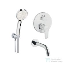   Invena VERSO falsík alatti kád csaptelep belső egységgel,króm BS-82-W01-A