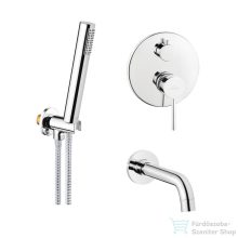   Invena DAFNI falsík alatti kád csaptelep belső egységgel,Króm BS-88-W01-A