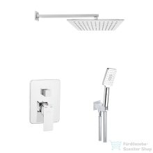   Invena SIROS falsík alatti zuhanyrendszer alaptesttel,króm BS-90-0K2-A