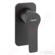   Ferro Stratos Black Falsík alá építhető 1 funkciós zuhanycsaptelep BSC7PABL