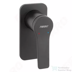   Ferro Stratos Black Falsík alá építhető 1 funkciós zuhanycsaptelep BSC7PABL