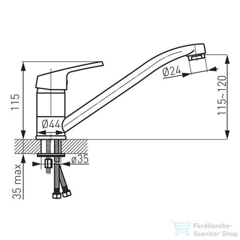 Ferro Smile Konyhai csaptelep BSM4