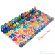 Leziter 6 az 1-ben formabeillesztő és oktató Montessori fajáték BTE-9