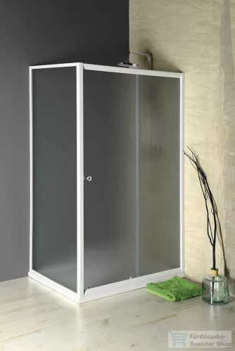 AQUALINE AMADEO oldalfal, 80cm, BRICK üveg BTP80