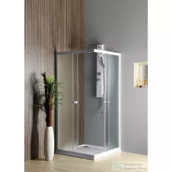   AQUALINE ALAIN szögletes zuhanykabin, 70x70cm, BRICK üveg BTQ700