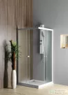 AQUALINE ALAIN szögletes zuhanykabin, 80x80cm, BRICK üveg BTQ800