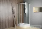 AQUALINE ARLEN íves zuhanykabin, 80x80x185cm, R55, fehér, BRICK üveg (YR800 helyett) BTR800