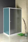 AQUALINE AMADEO eltolható zuhanyajtó, 120cm, BRICK üveg BTS120