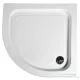AQUALINE AMICA íves zuhanytálca, 80x80x15cm, R55 (C80 helyett) (BTTR80)