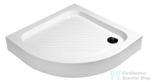 AQUALINE AMICA íves zuhanytálca, 80x80x15cm, R55 (C80 helyett) (BTTR80)