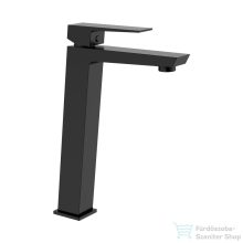   Invena PAROS BLACK magasított mosdó csaptelep leeresztő nélkül,króm BU-09-W04-A