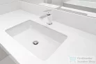 Invena DOKOS mosdó csaptelep click-clack leeresztővel,fehér/króm BU-19-002-V