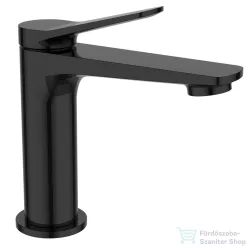   Invena ALONIA mosdó csaptelep click-clack leeresztővel, PVD fényes fekete BU-70-004-V