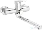 Deante TUBO fali mosdó csaptelep meghosszabbított kifolyóval, króm BUT_056M