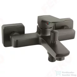   Ferro Vitto Verdeline falra szerelhető kád csaptelep, gun metal BVI1VLGM