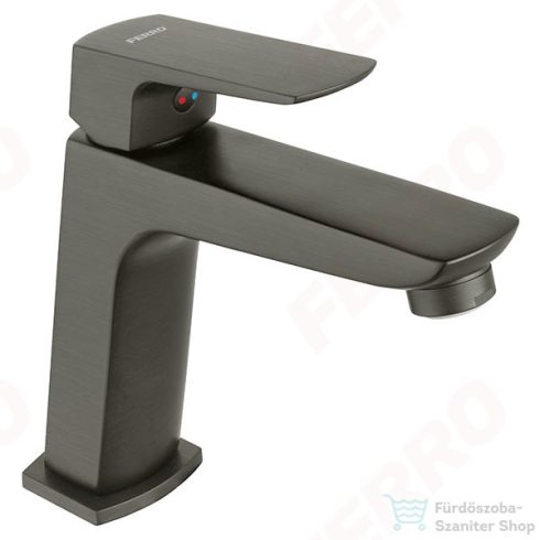 Ferro Vitto Verdeline mosdó csaptelep, click-clack leeresztővel, gun metal BVI2VLGM