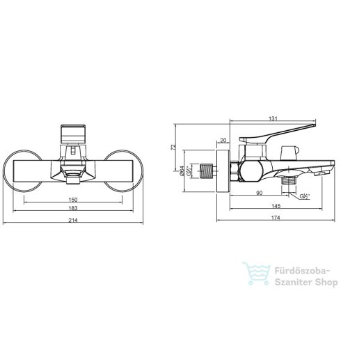Invena NERI BLACK kádtöltő csaptelep zuhanyszett nélkül,matt fekete BW-01-004-L