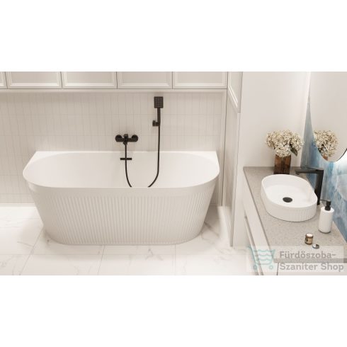 Invena NERI BLACK kádtöltő csaptelep zuhanyszett nélkül,matt fekete BW-01-004-L