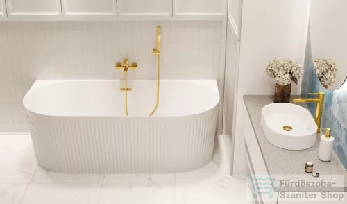 Invena GLAMOUR kádtöltő csaptelep zuhanyszett nélkül,arany BW-02-009-V