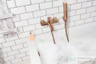 Invena GLAMOUR kádtöltő csaptelep zuhanyszettel,réz BW-02-014-V