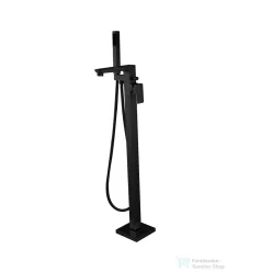   Invena PAROS BLACK szabadon álló kádtöltő csaptelep,matt fekete BW-09-W04-A